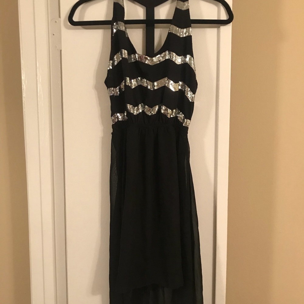 Black and Silver Dress